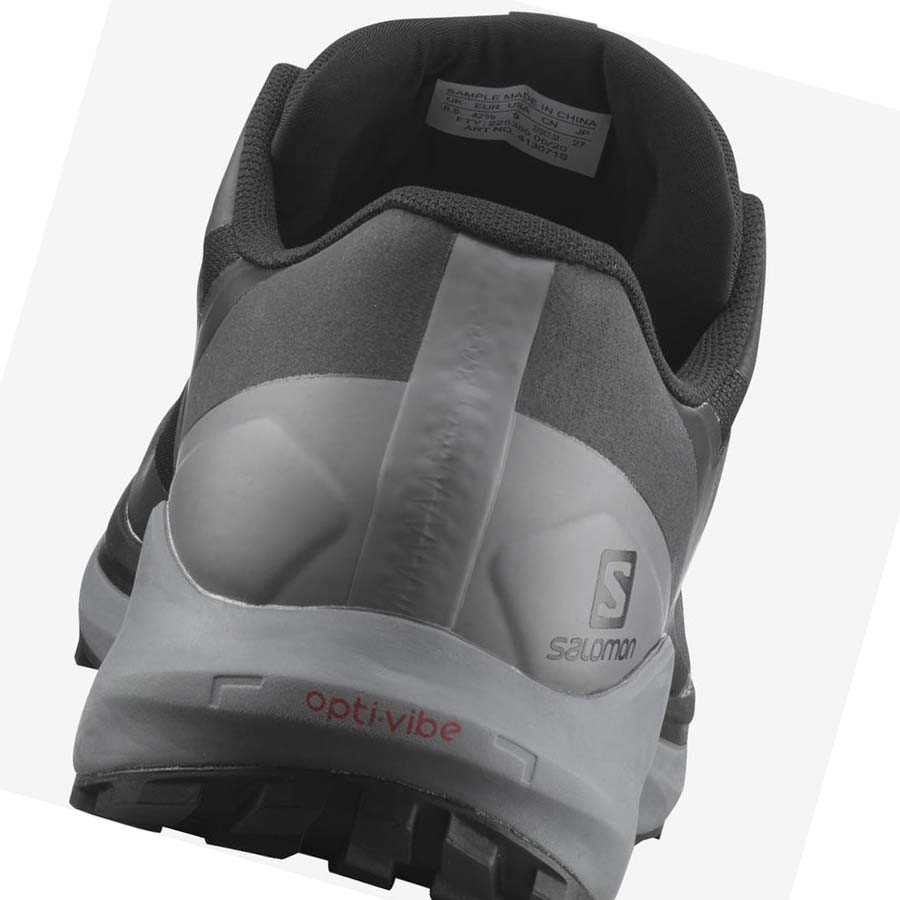 Salomon SENSE RIDE 4 GORE-TEX INVISIBLE FIT Trail Futócipő Férfi Fekete Fekete | HU 2106VRW